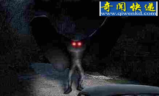 美国十大怪物之一,多佛恶魔(脑袋像西瓜眼睛发绿光)