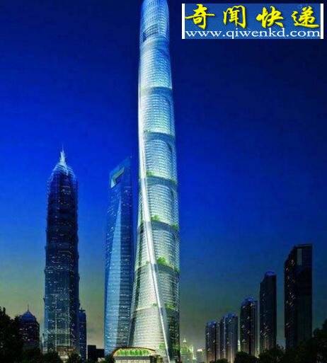 世界第二高楼,上海中心大厦(632米中国第一)