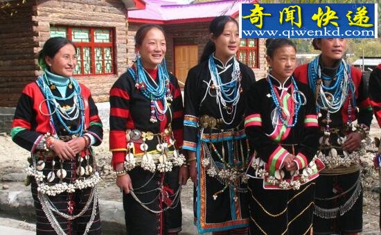 中国人口最少的民族,珞巴族(仅2300人)