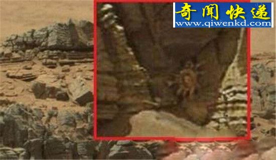火星惊现疑似外星人的外星生物