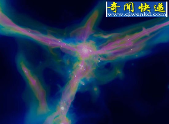 天文学家们近日首次成功观测到形成于宇宙大爆炸后极早期宇宙中的原始气体云。这些气体云的化学组成符合理论预期 (图)天文学家首次观测到120亿年前宇宙最原始气体云