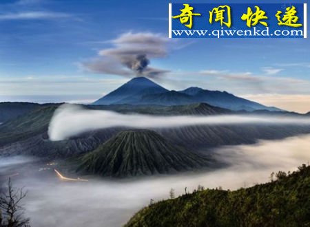 世界各地火山喷发壮观景象