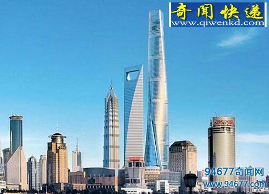 上海第一高楼——中心大厦(132层/632中国之最)