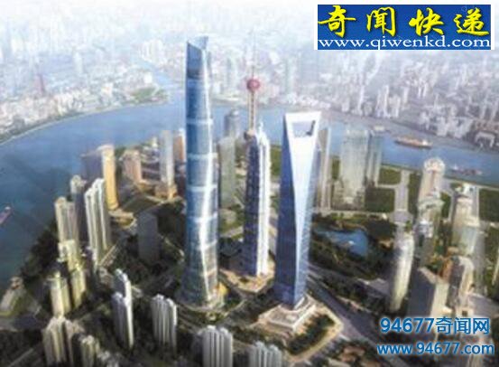 上海第一高楼——中心大厦(132层/632中国之最)