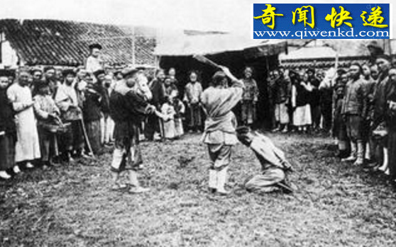 清朝凌迟处死犯人图片,承受能力差者勿入(太血腥)
