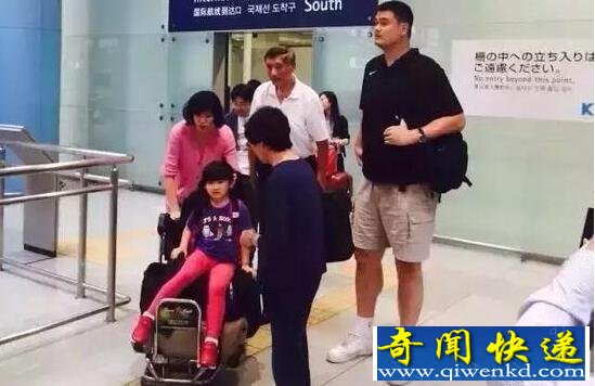 姚明女儿身高简直逆天,七岁身高一米五(未来超两米)